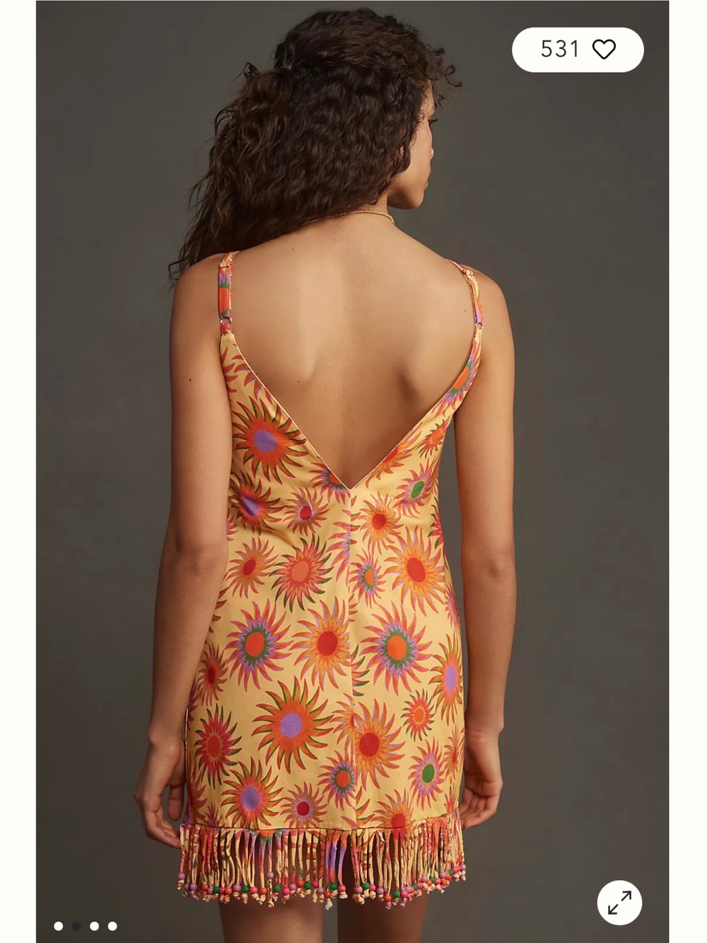FARM Rio Slim Fringe mini Dress - Picture 7 of 7